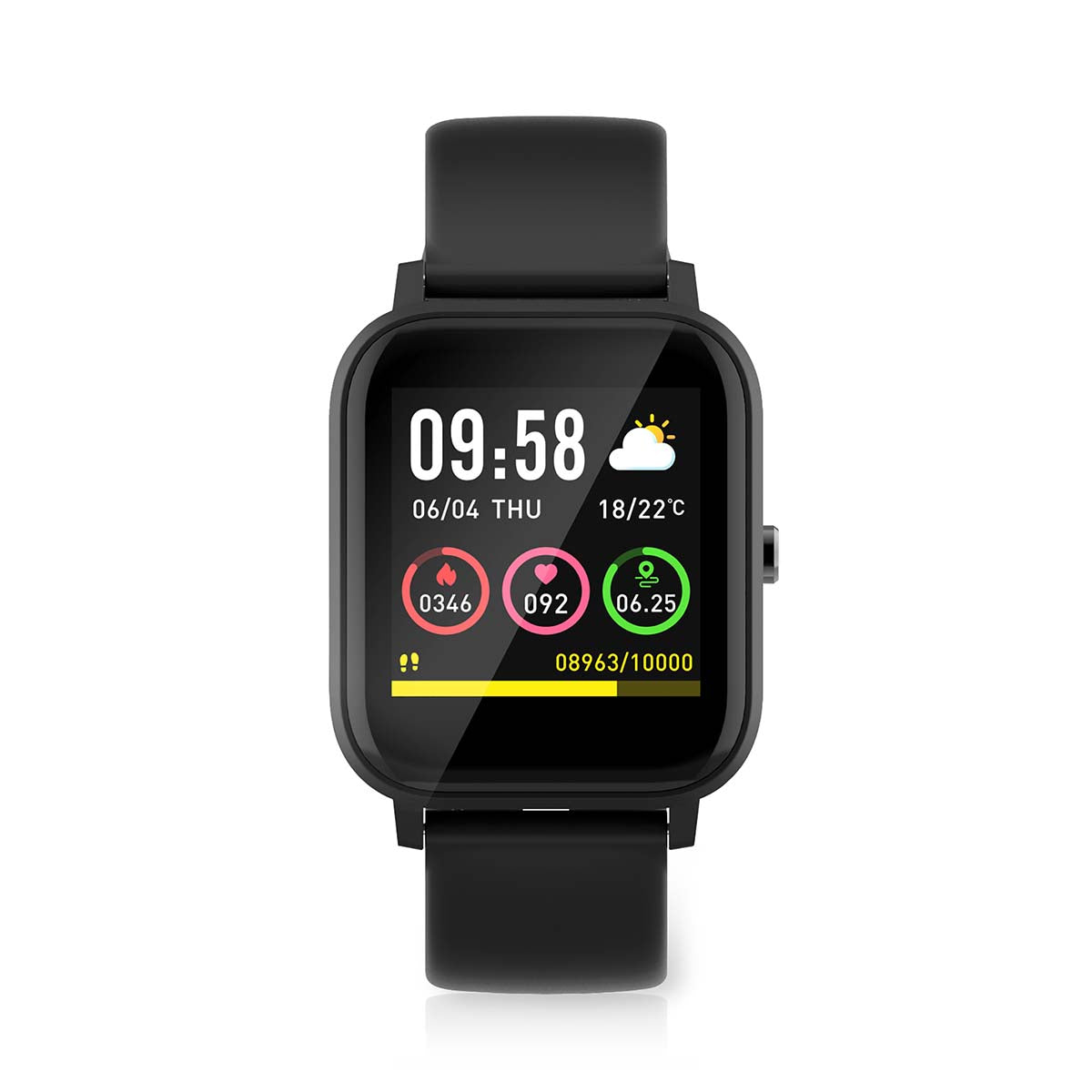 Smartwatch Armbanduhr Uhr LCD IP68 schwrz jetzt kaufen - Aktionskönig