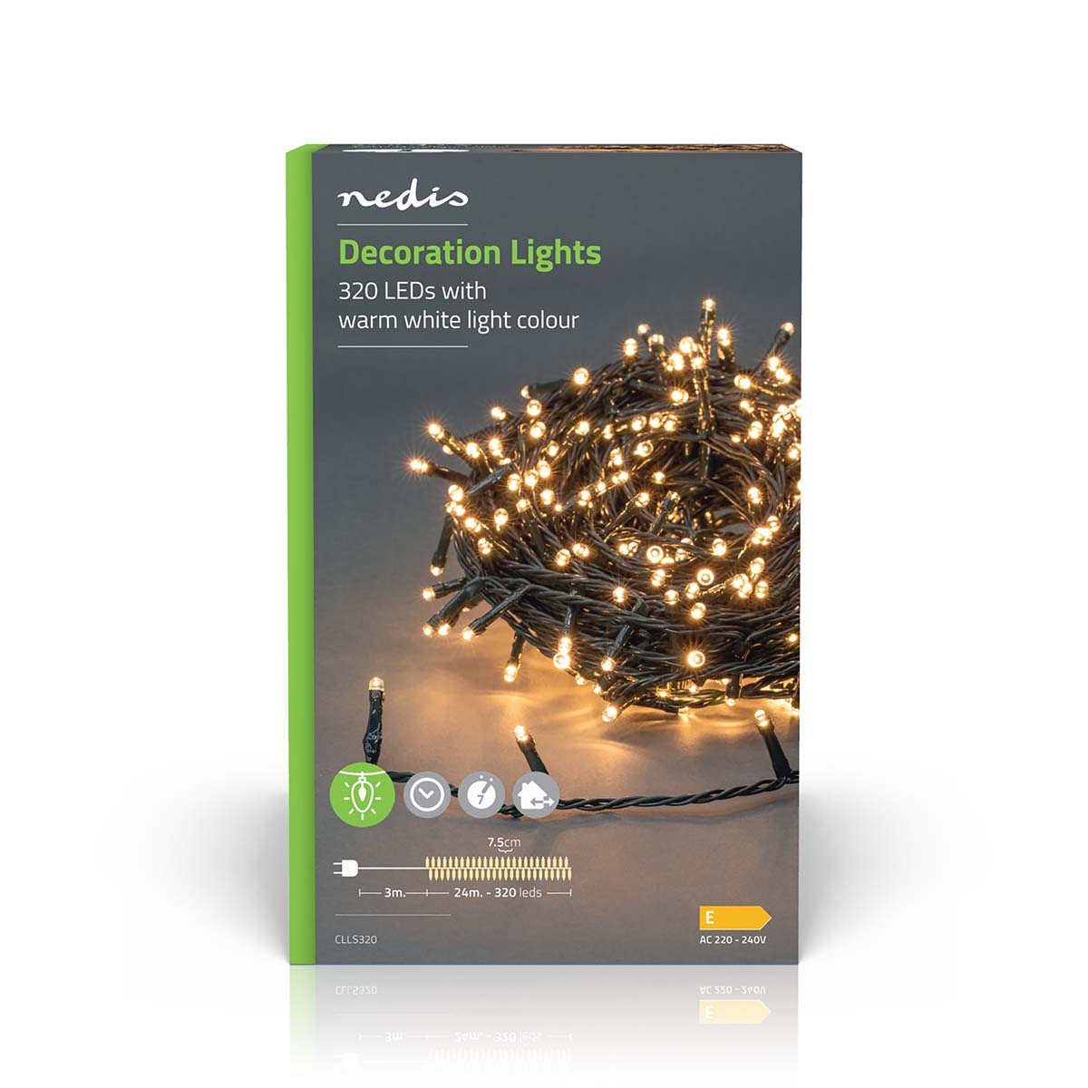 LED-Lichterkette warmweiss 320 LEDs 24m jetzt kaufen - Aktionskönig