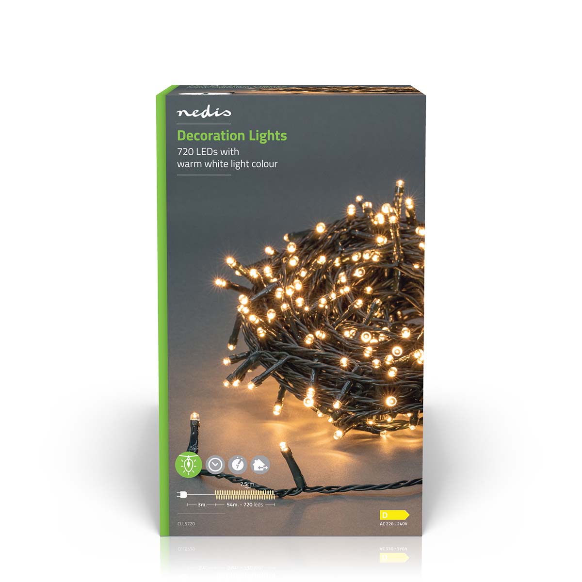 LED-Lichterkette warmweiss 720 LEDs 54m jetzt kaufen - Aktionskönig