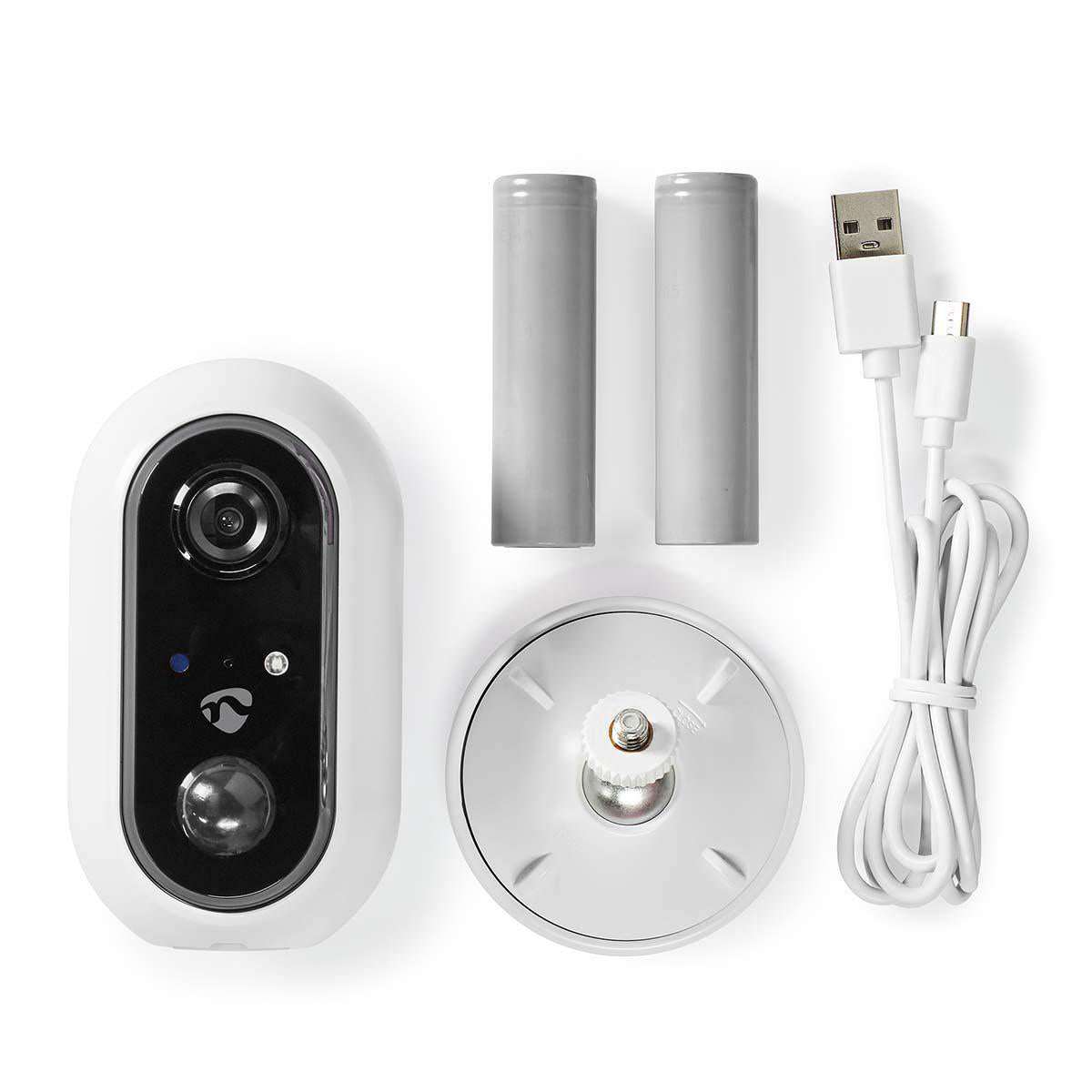 Außenkamera, Wi-Fi, Full HD 1080p, IP65, Max. Batterie-Lebensdauer: 4 Monate, Cloud Speicher (optional) / microSD (nicht enthalten), 5V DC, mit Bewegungssensor, Nachtsicht, SmartLife Android™ / IOS